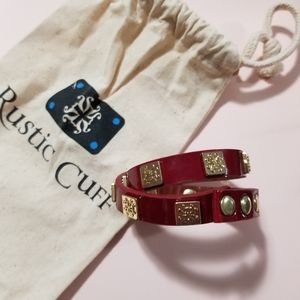Rustic Cuff Wrap Around Bracelet